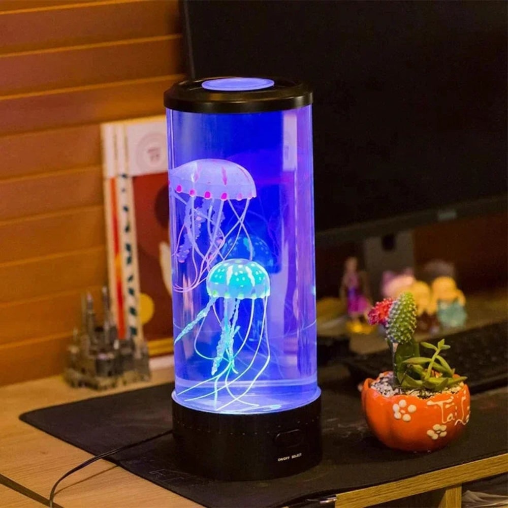 Enchanting LED Jellyfish Lamp for Relaxing Atmosphere