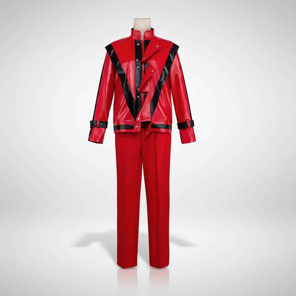 Dynamic Kids' Halloween Costume Set: Bold Jacket and Pants Duo