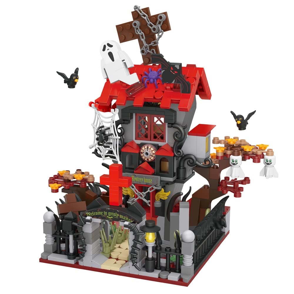 Spooky Halloween Building Blocks Set for Creative Fun