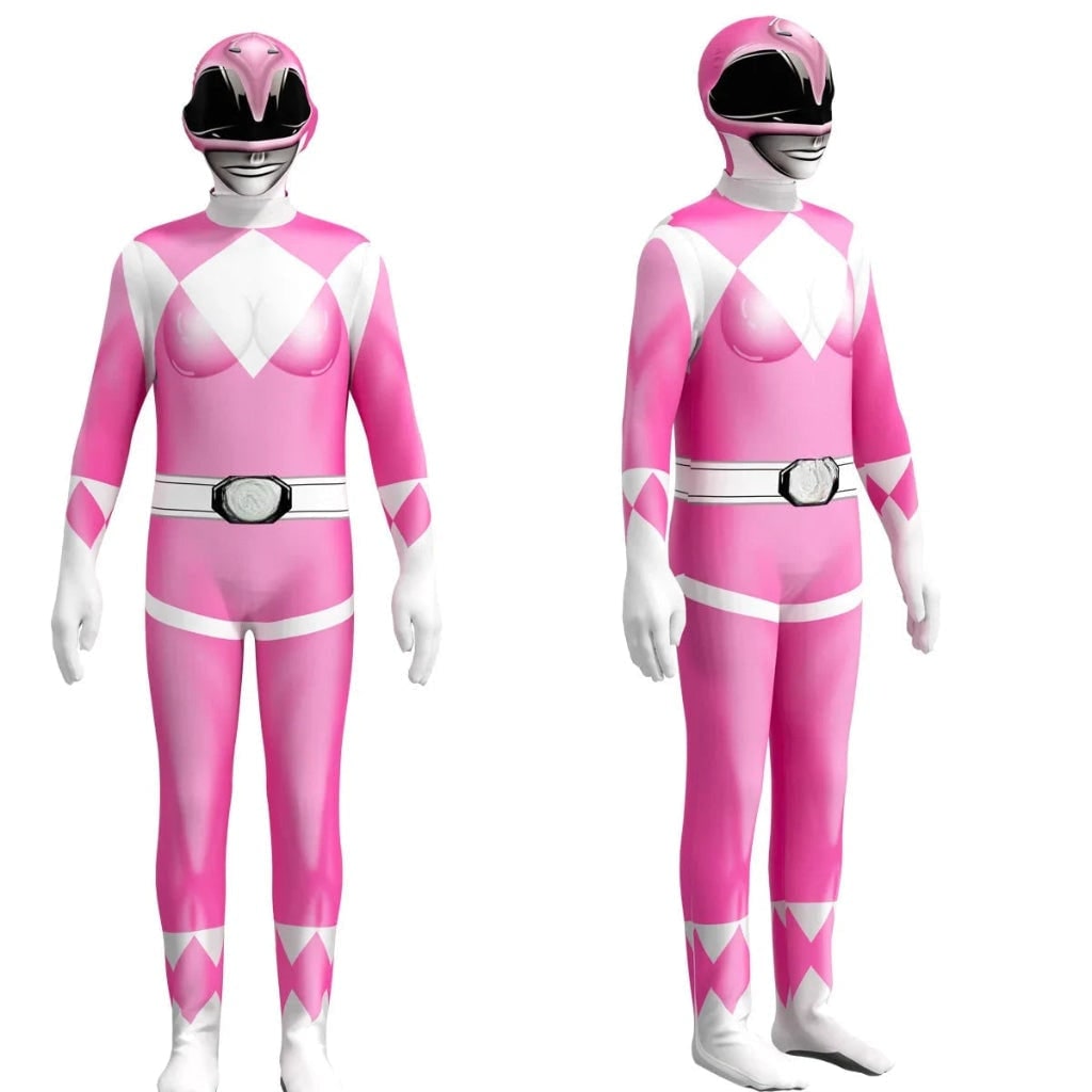 Full-Body Kids' Hero Suit with Muscle Design and Hood