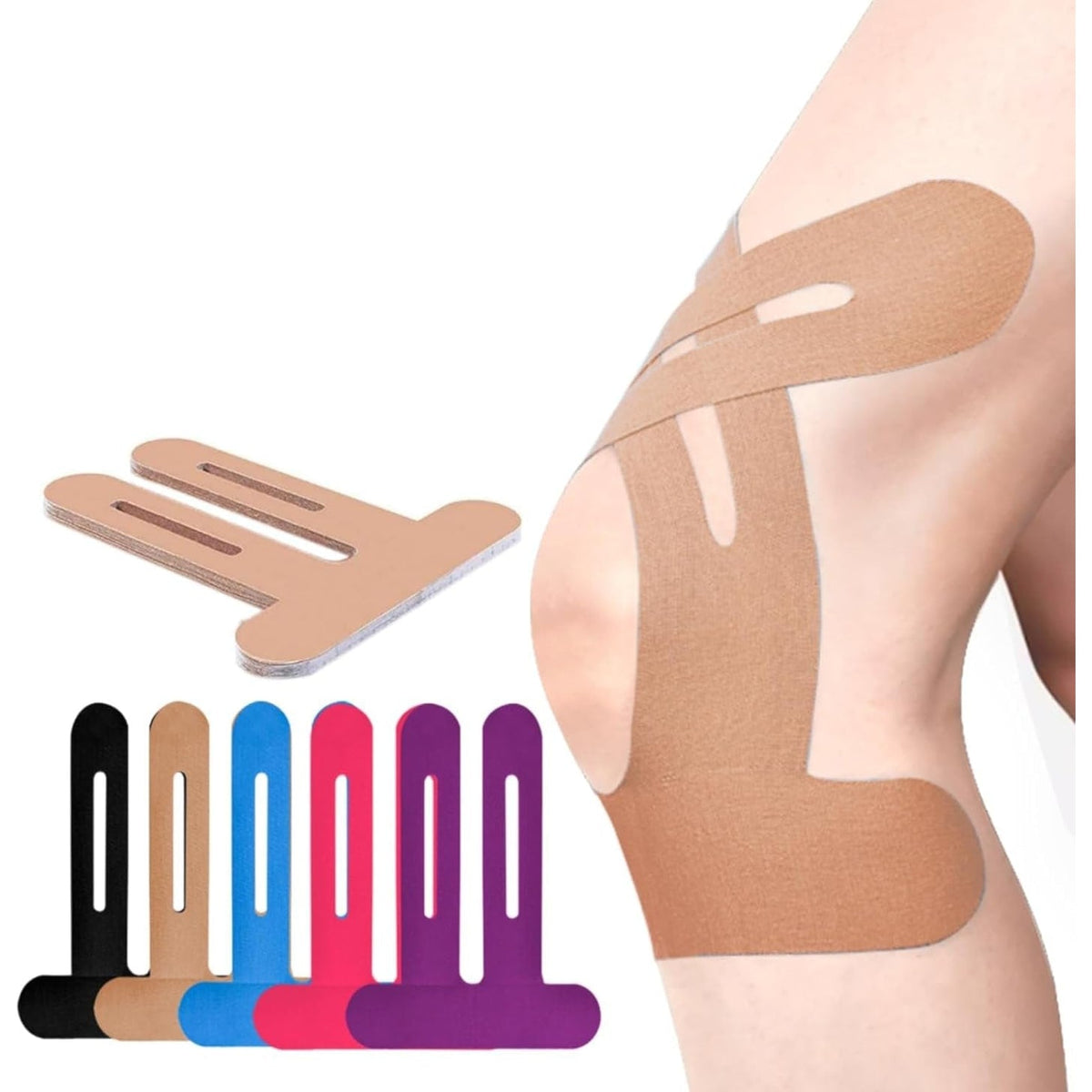 Quick-Apply Knee Support Tape for Enhanced Performance