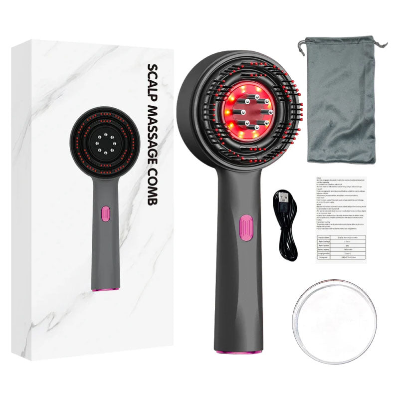 Scalp Massager for Hair Growth with Red Light Therapy – UK