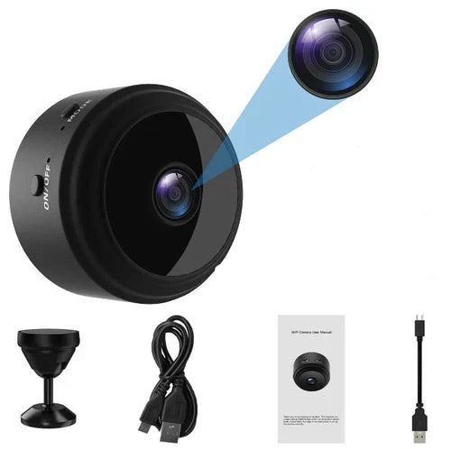Compact Wireless Surveillance Camera with Motion Alerts
