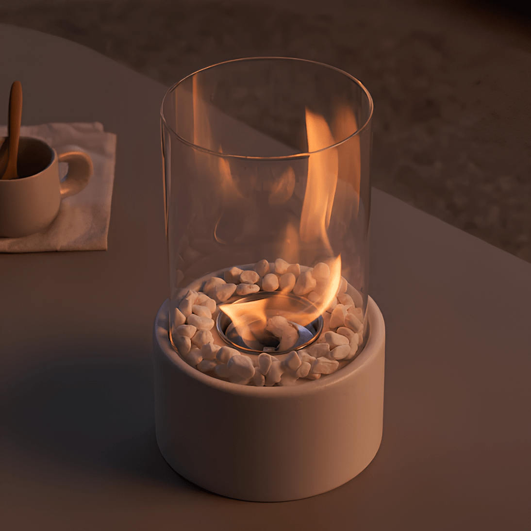 Kerosene Lantern – Decorative Oil Lamp with Metal and Glass Design