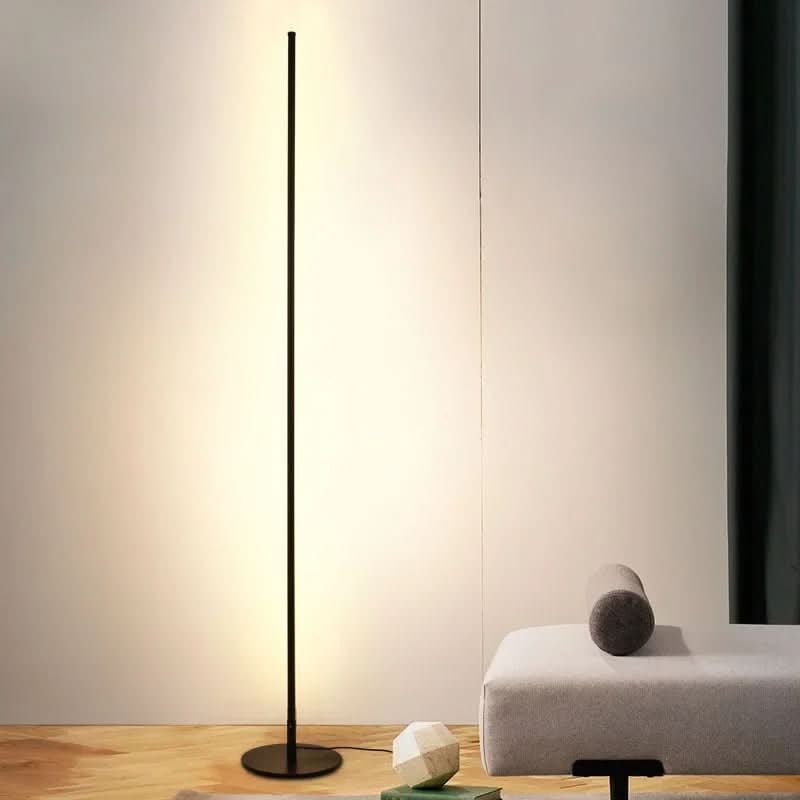 Sleek Dimmable Floor Lamp with Slim Metal Stand – Warm Light