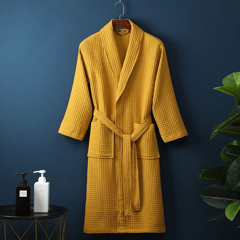 Breathable Cotton Bathrobe for Maximum Comfort
