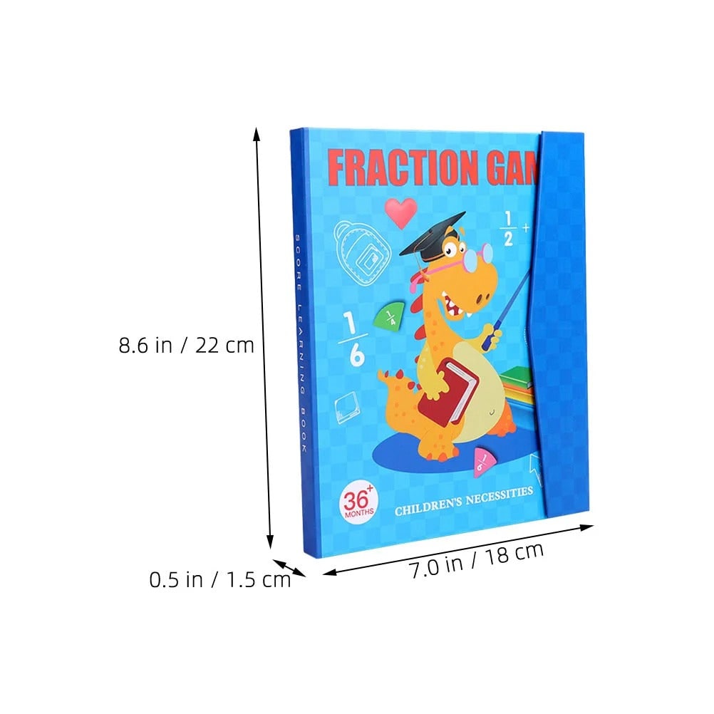 Interactive Fraction Learning Kit with Reusable Workbook and Marker