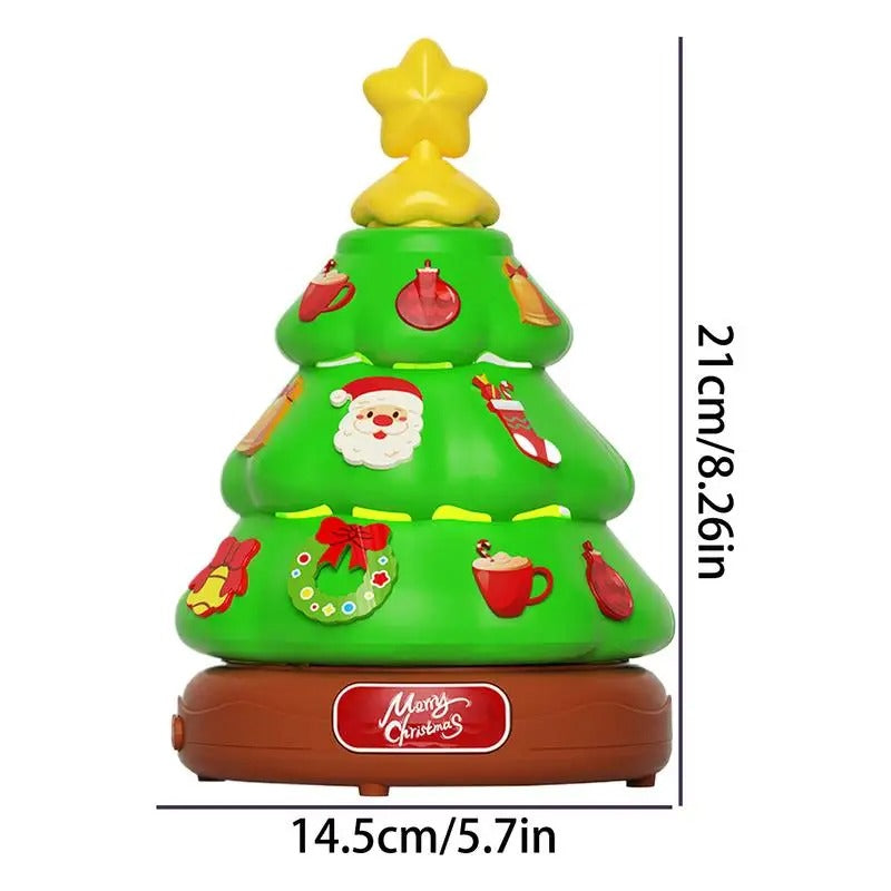 Musical and Light-Up Christmas Tree – BubbleBoom Holiday Decor with Bubbles