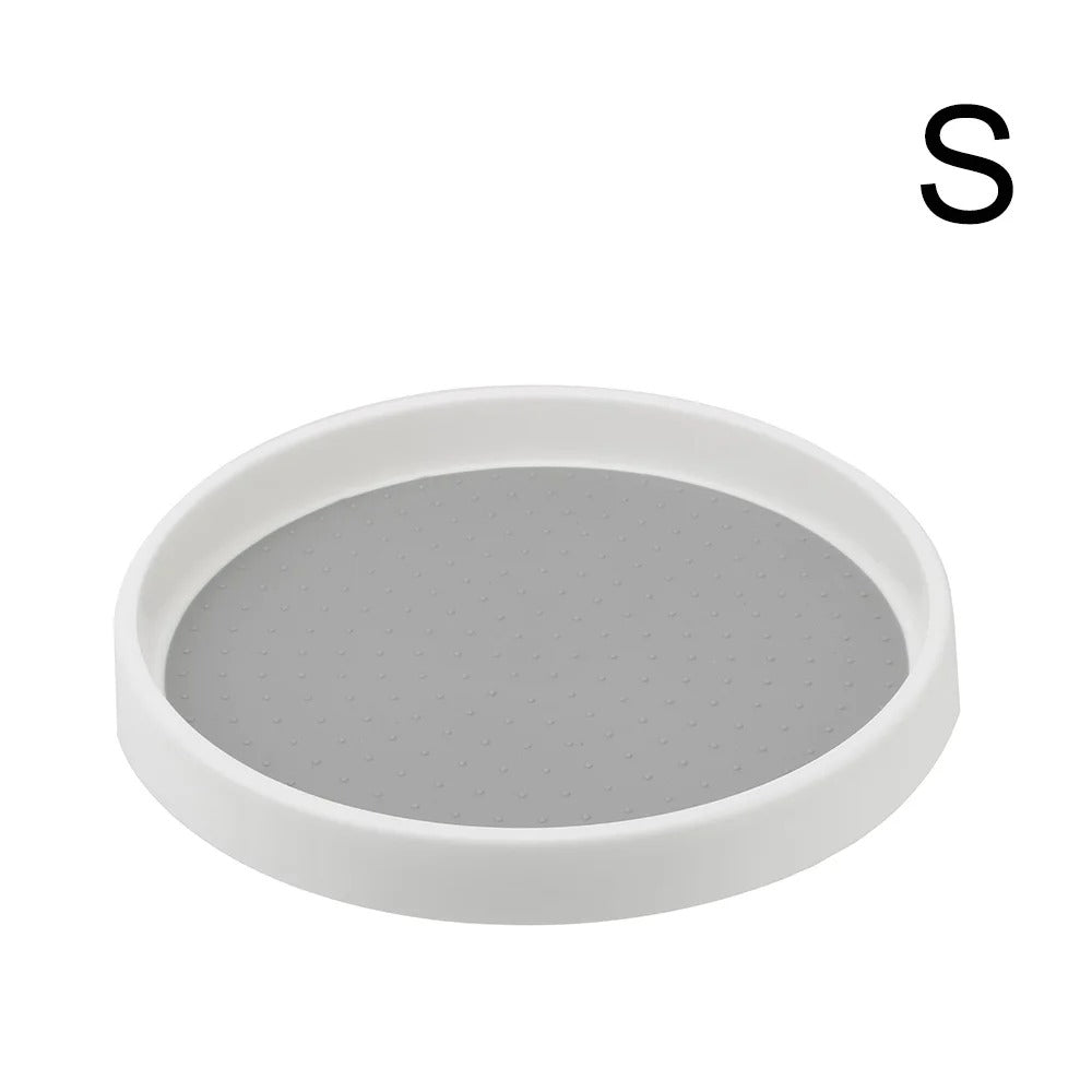 2-Tier Round Kitchen Turntable Organizer