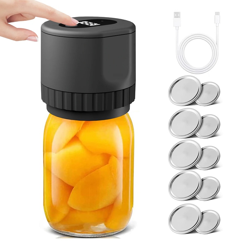LED Display Electric Vacuum Sealer for Mason Jars