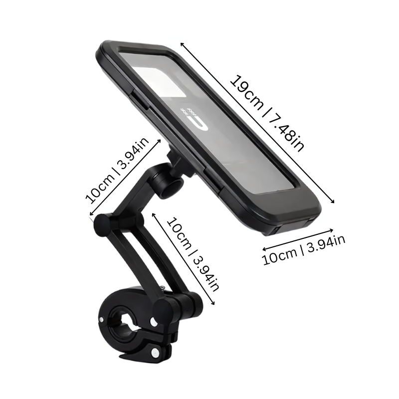 Waterproof Phone Holder for Bikes – 360° Rotatable, Rainproof