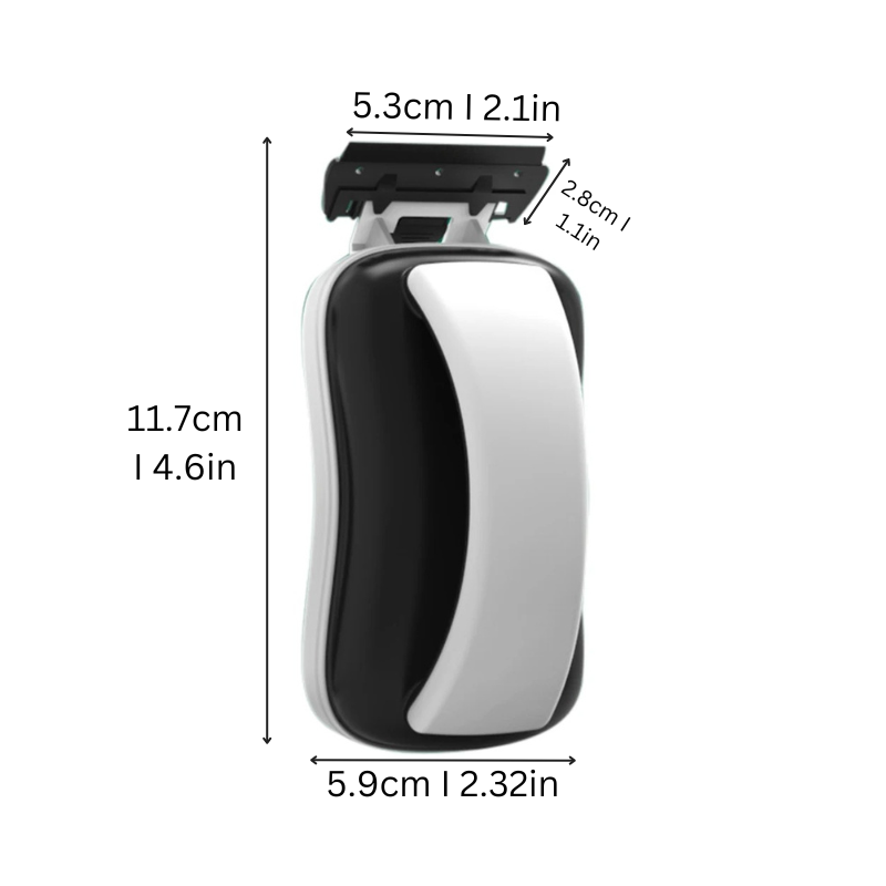 Effortless Aquarium Glass Cleaner with Magnetic Precision