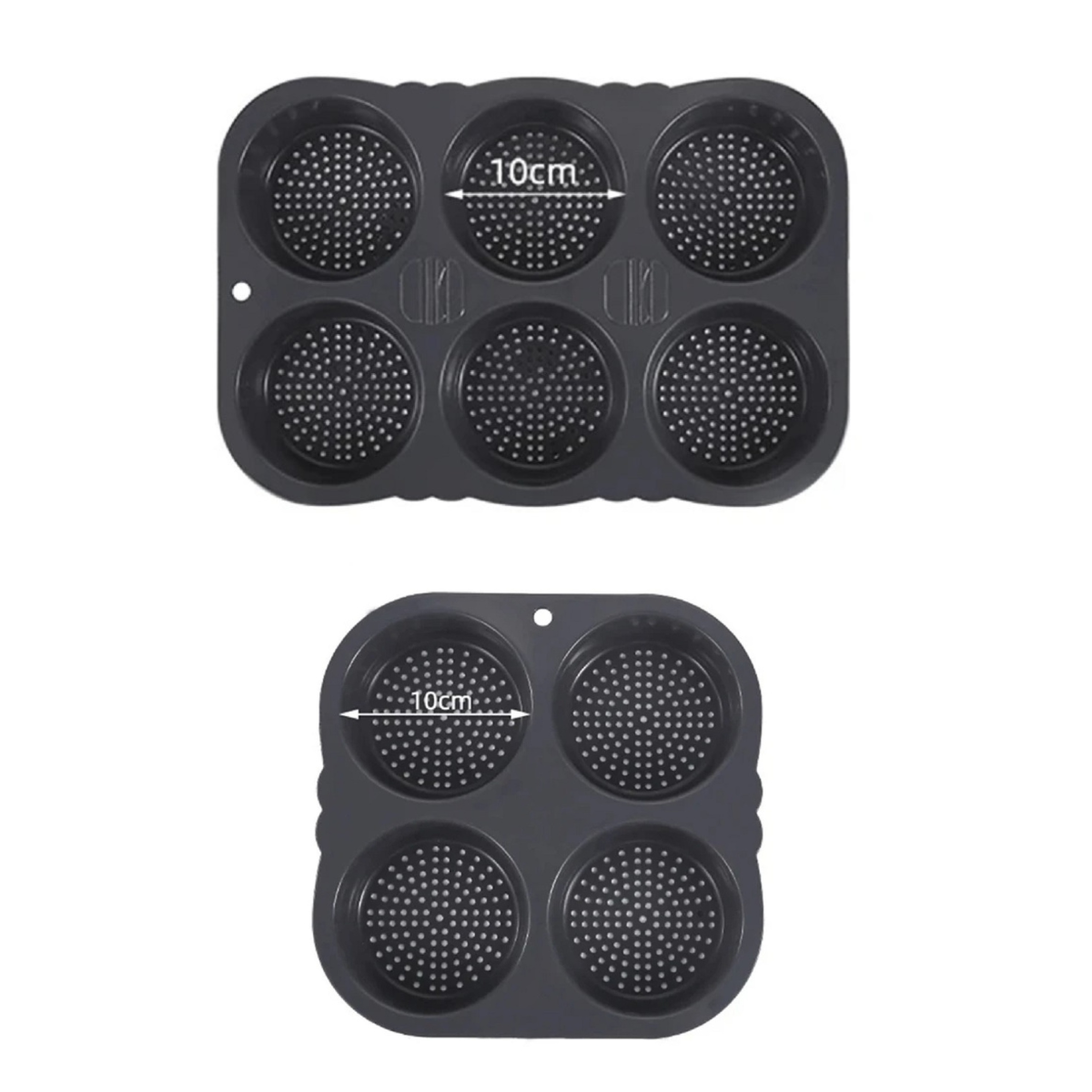 Silicone Baking Mold for Hamburger Buns - Non-Stick Bread Pan