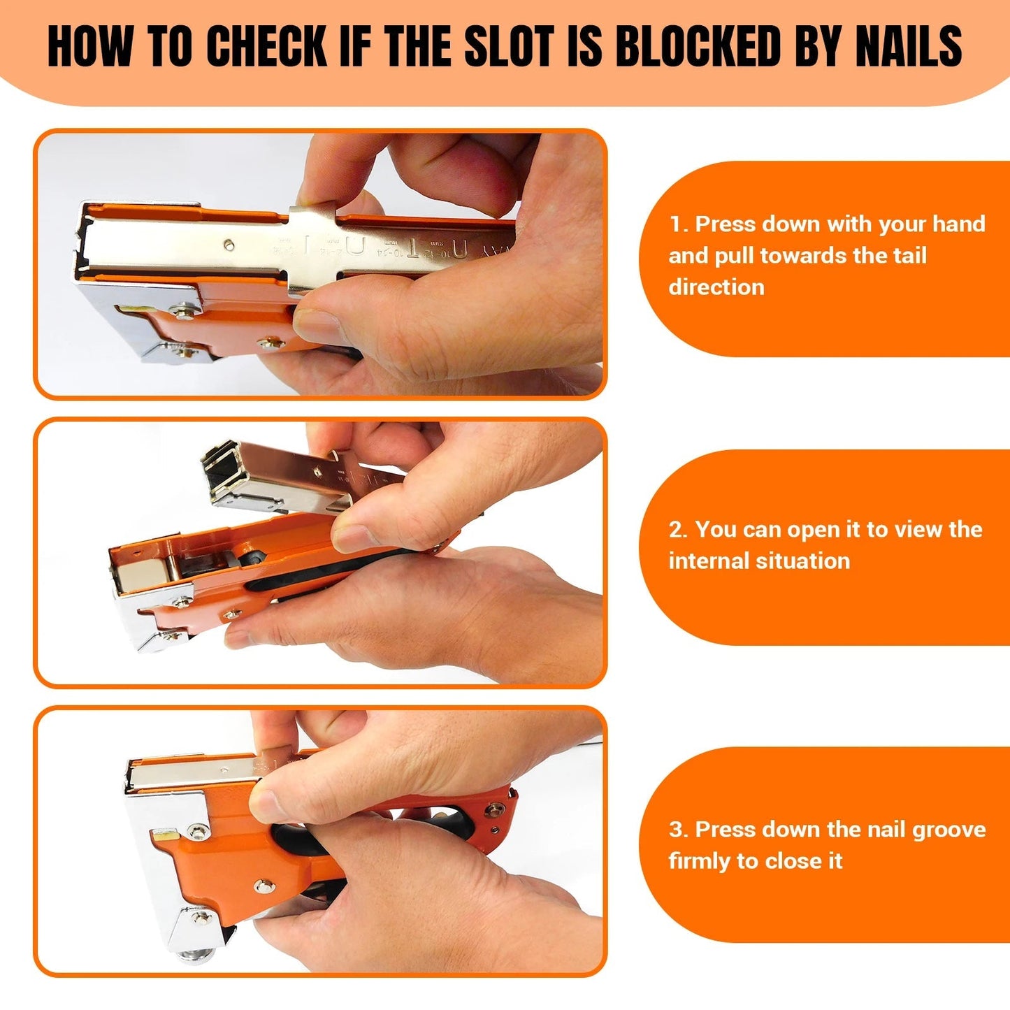 Versatile Heavy-Duty Staple Gun with 3000 Staples Included