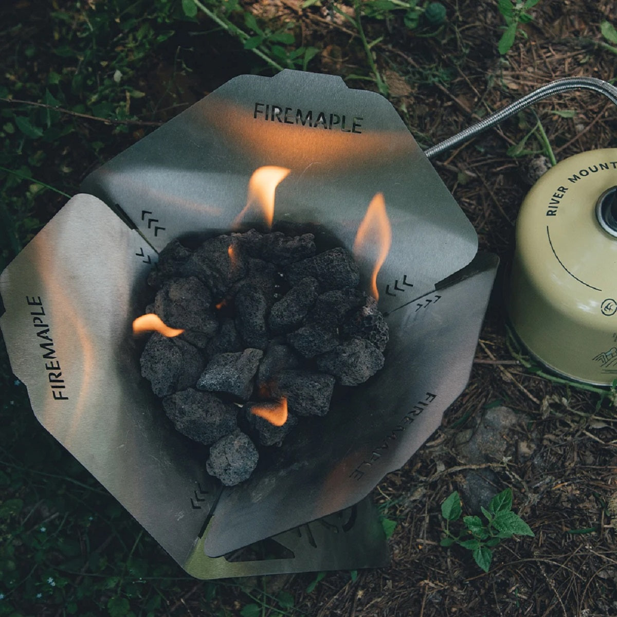Foldable Stainless Steel Heater for Camping - Portable Windproof Fire Pit