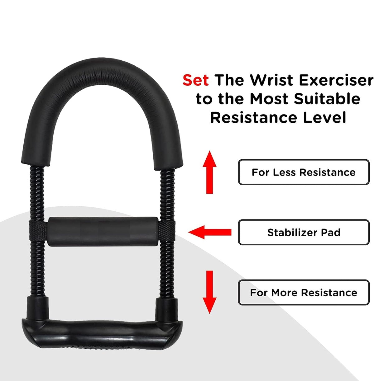 Wrist and Forearm Strength Trainer - Power Exerciser for Fitness