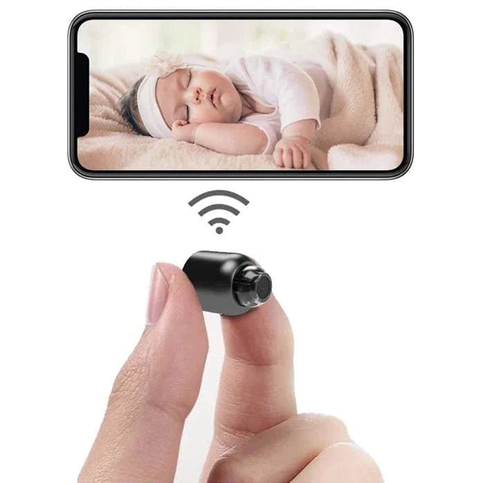 Indoor Mini WiFi Security Camera – HD Night Vision & Motion Detection
