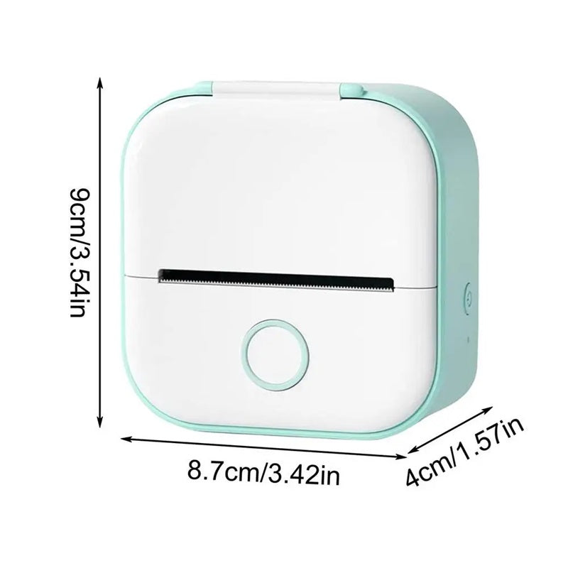 Compact Mini Printer with Bluetooth – Inkless Thermal Printing