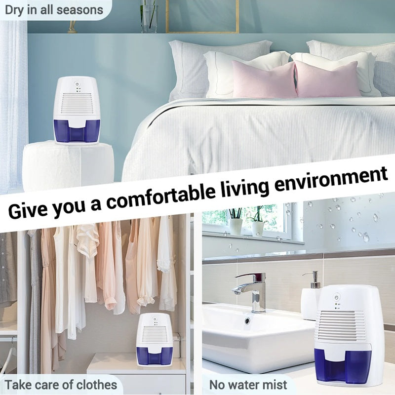 Compact Mini Dehumidifier for Fast Humidity Reduction