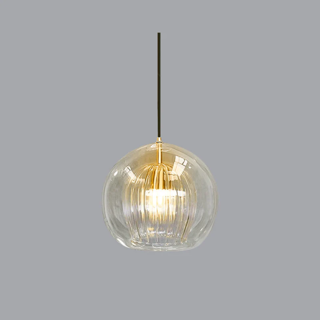 Contemporary Round LED Pendant Light - Aurora Sphere Design