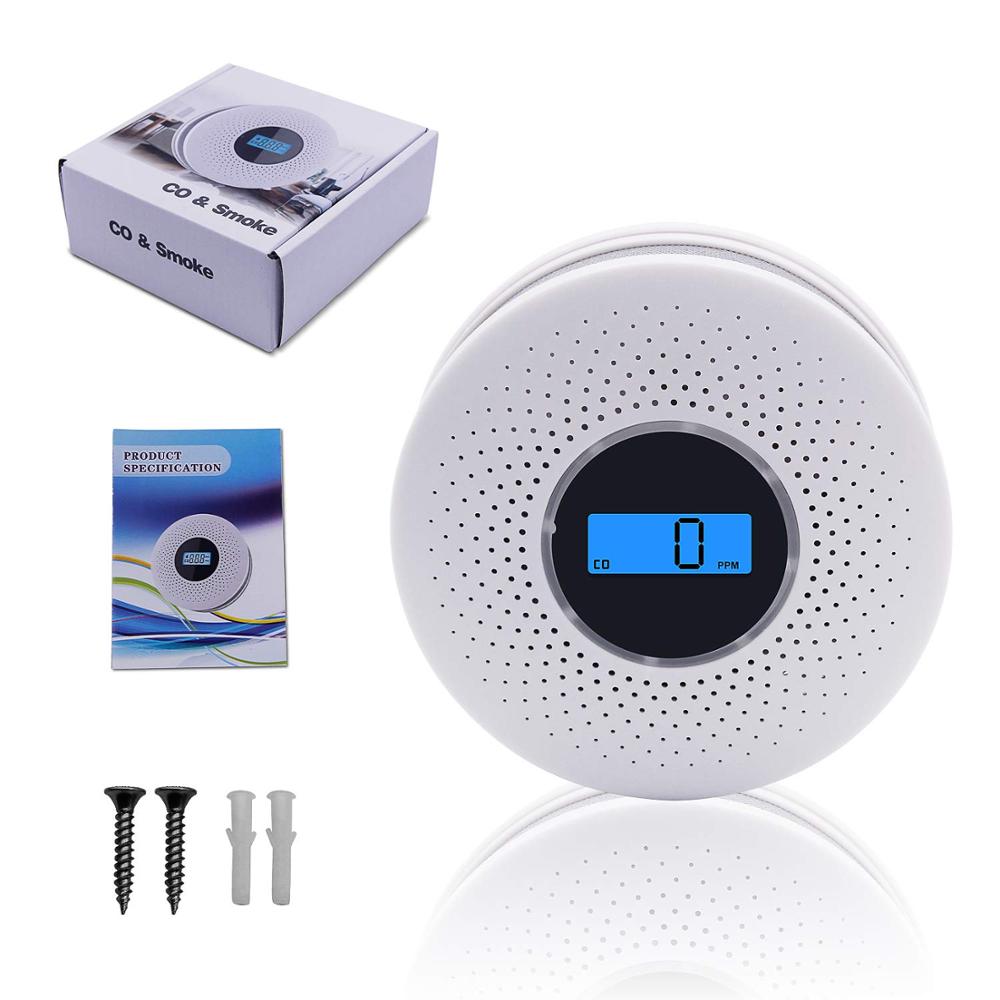 Combined Smoke and Carbon Monoxide Detector with Long-Lasting Battery
