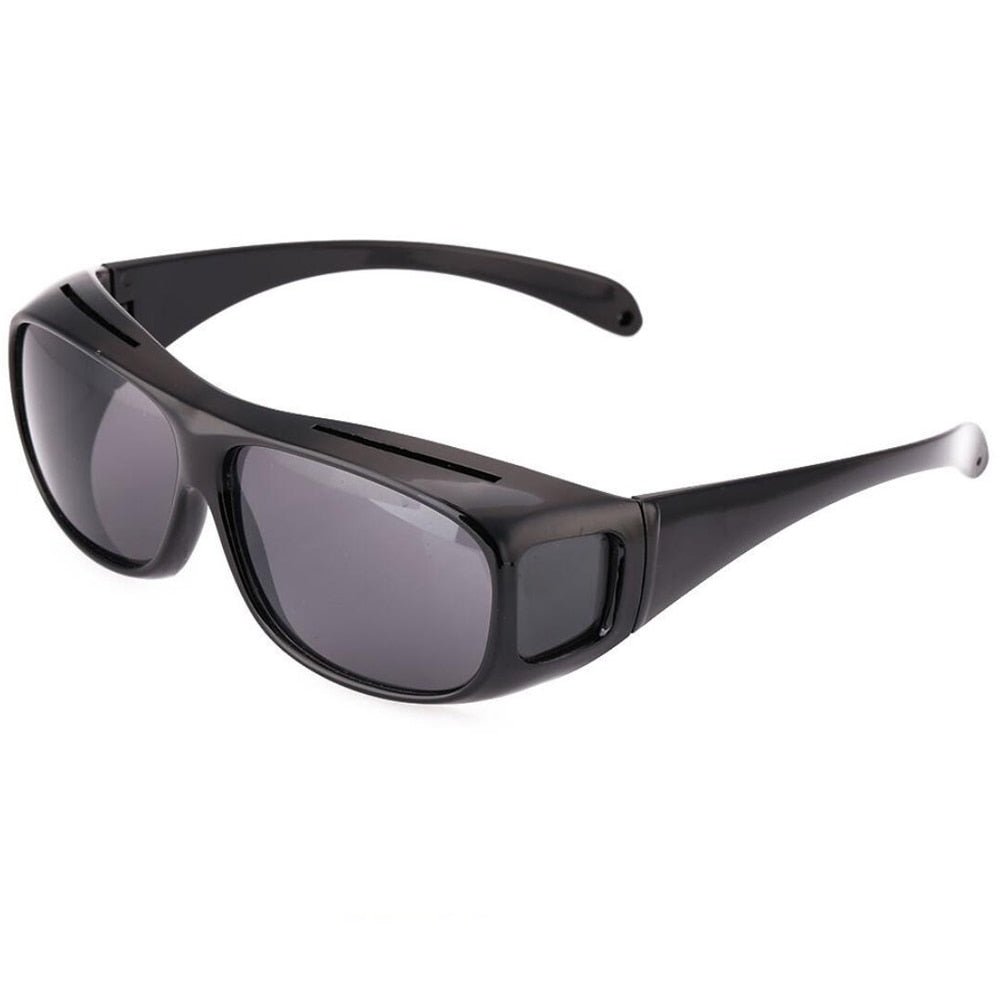 Yellow Tinted Anti-Glare Night Driving Glasses for Spectacle Users