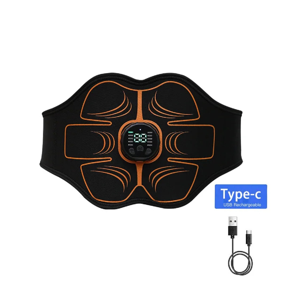 USB Waist Massager and Muscle Toner - Smart ABS Workout Device