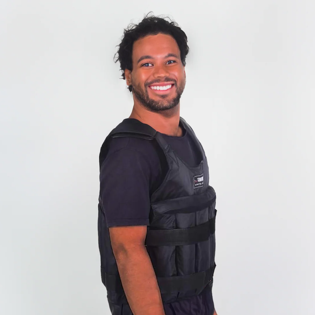 Adjustable 110lb Weighted Vest for Strength and Endurance Training