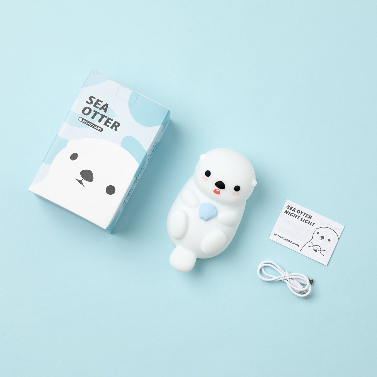CozySea® Playful Otter LED Night Lamp - Perfect for Kids