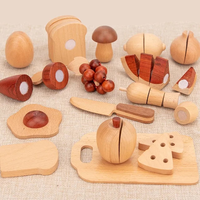 Cooking Playset – Wooden Kitchen Toy for Kids