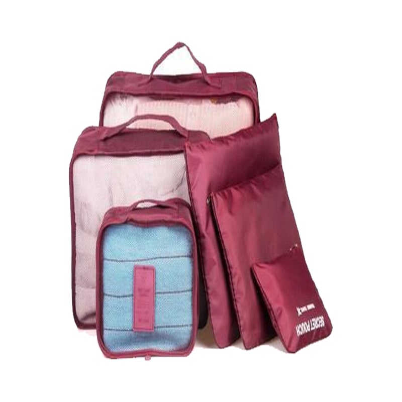 Ultimate Travel Storage Solution: 6-Piece Organizer Set