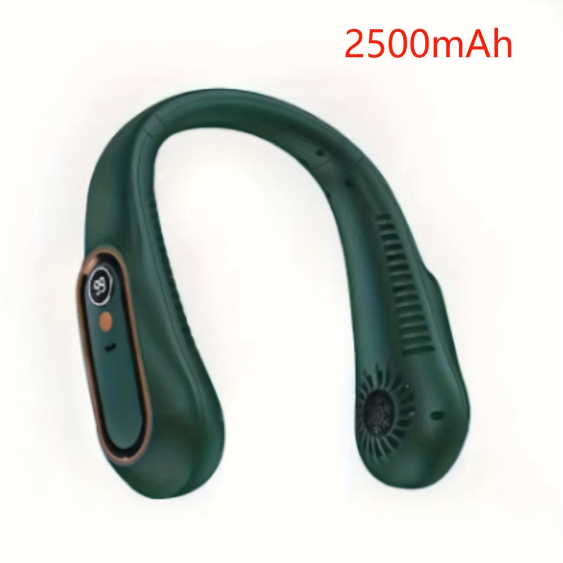Portable Bladeless Neck Fan with USB – 5-Speed Cooler and Digital Display