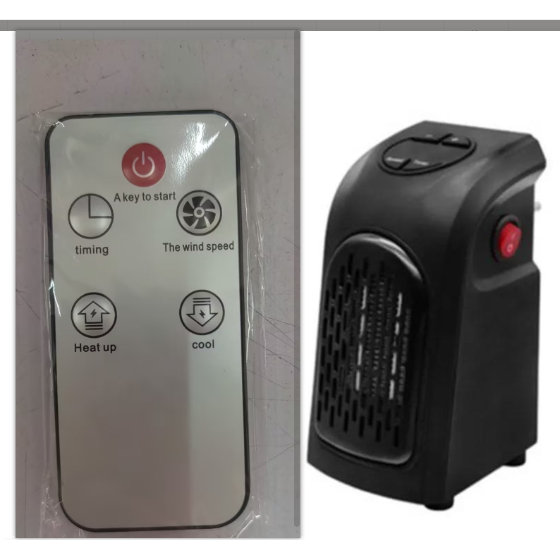 Compact Electric Heater with Digital Control for Fast Warmth