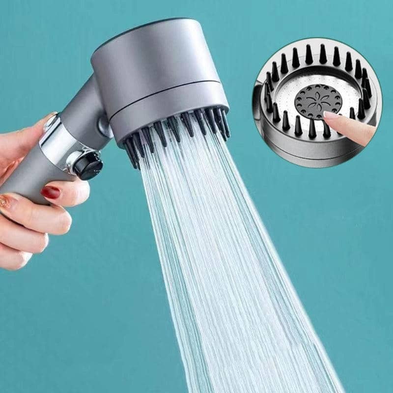 4-in-1 Showerhead with High Flow and Water Conservation Features