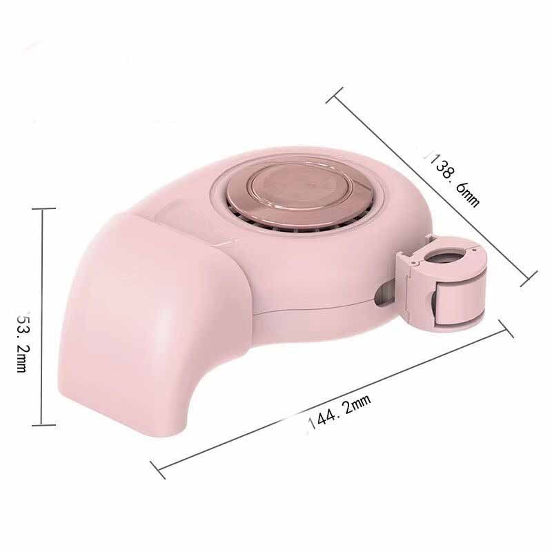 Compact Car Climate Control Heater with 12V Plug & Holder