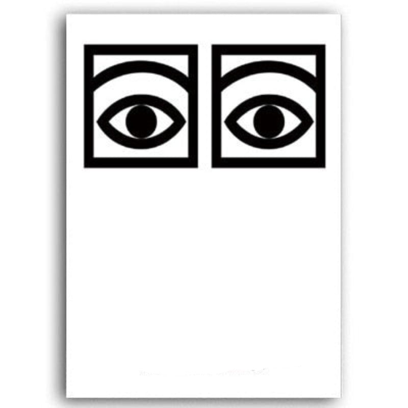 Canvas Wall Art - Staring Eyes Artwork by Taalita