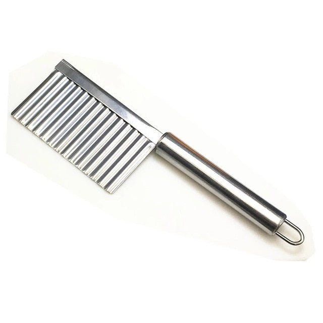 Wavy Potato Slicer in Stainless Steel