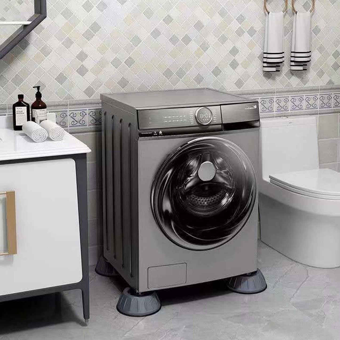 Washing Machine Support Pads to Reduce Vibration