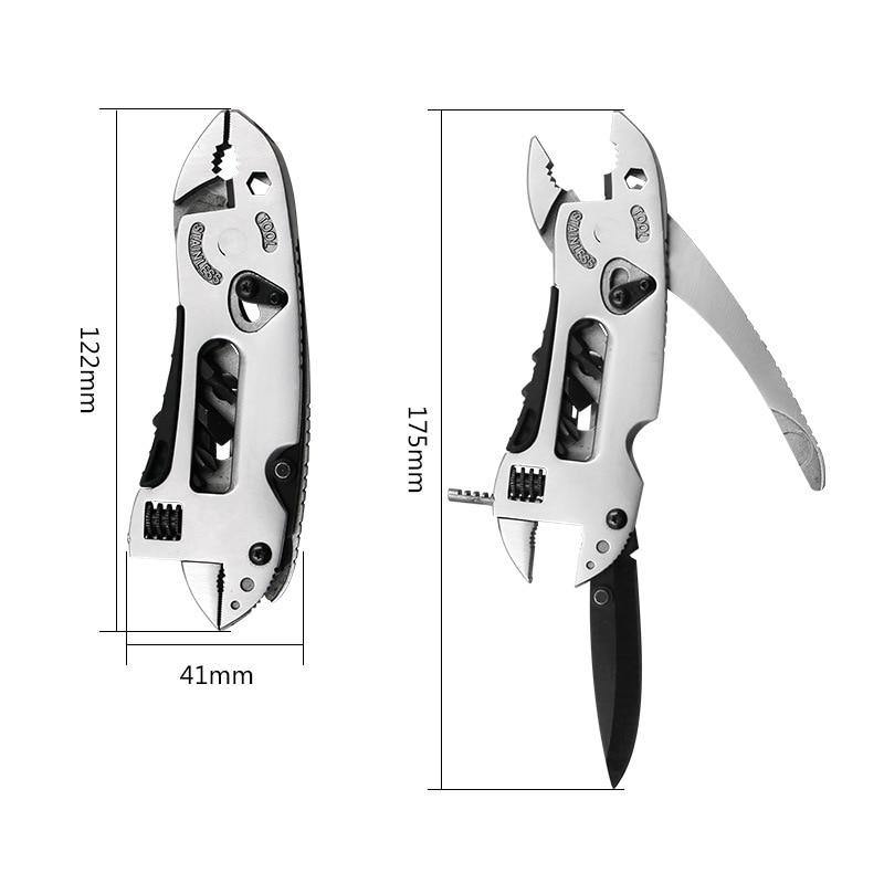 Multifunctional Pocket Screwdriver Set with Keychain – 9 Tools