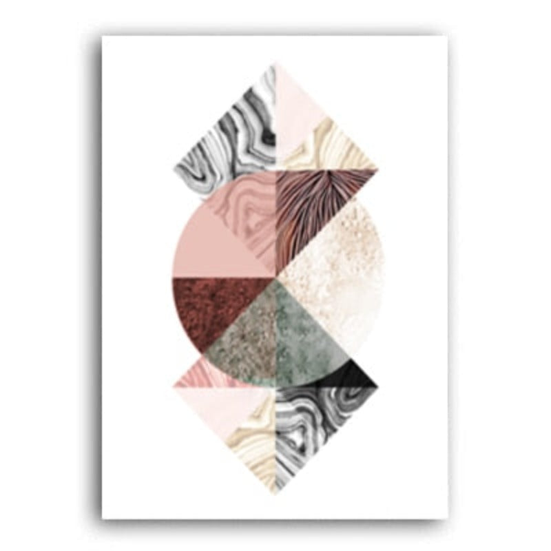 Vibrant Marble Abstract Canvas Art for Elegant Interiors