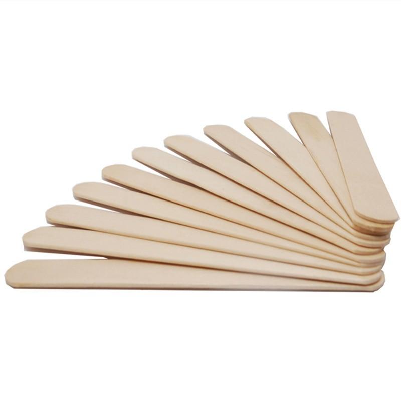 Pack of 50 Wooden Wax Applicator Spatulas