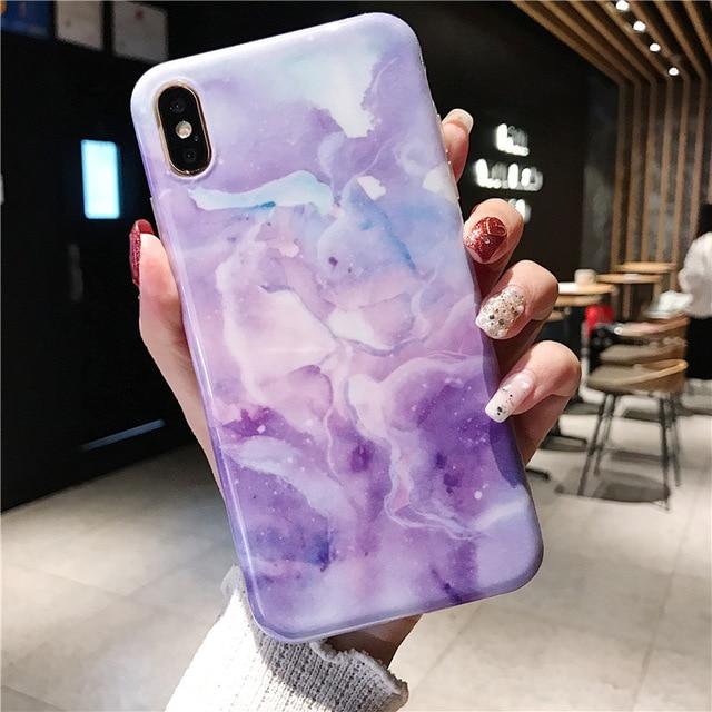 Soft Marble iPhone Case – Stylish Protection
