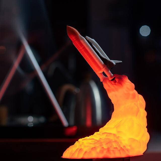 Space Shuttle Night Light - 3D Printed Design
