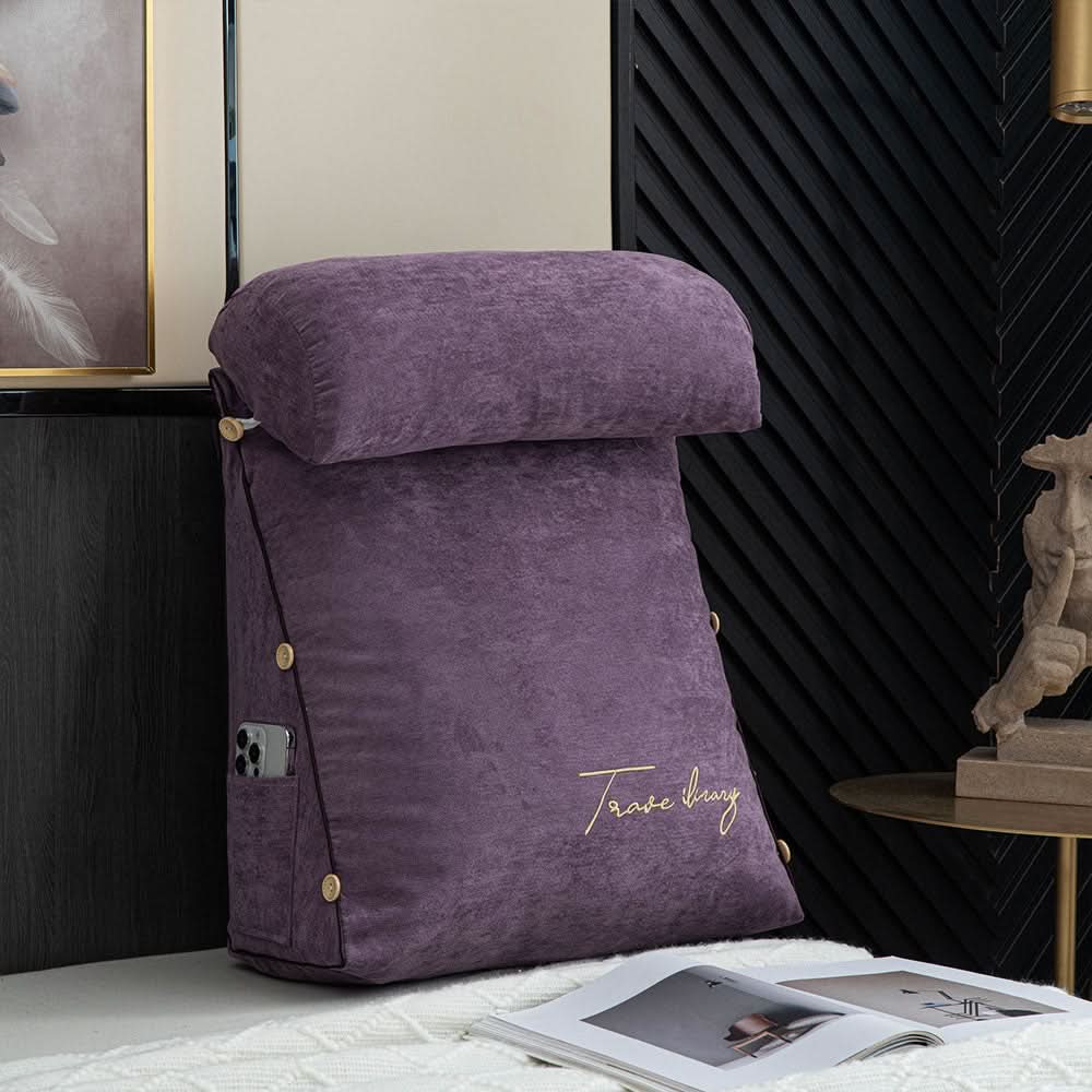 Deluxe Backrest Pillow for Comfortable Reading Support