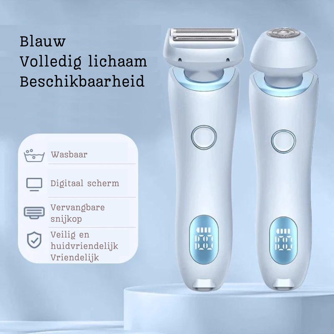 2-in-1 Women's Shaver for Silky Skin