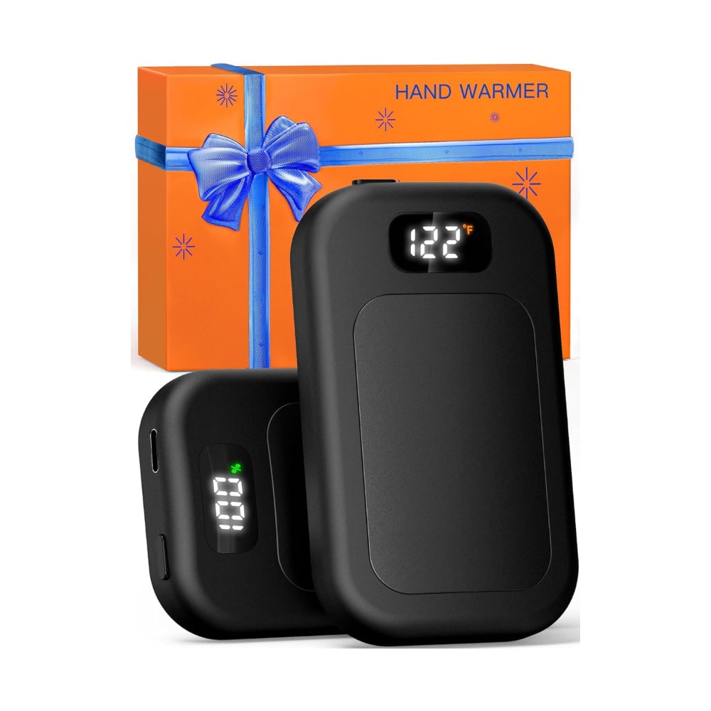 Portable Rechargeable Hand Warmers with LED Indicator and 3 Heat Settings