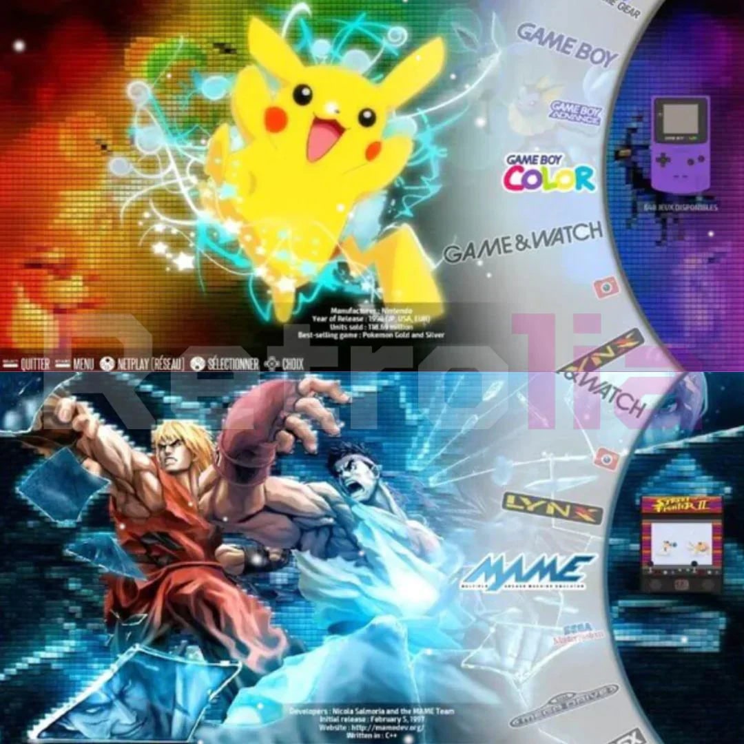 Portable Wireless HDMI Game Stick with Dual Controllers – 20,000+ Classics