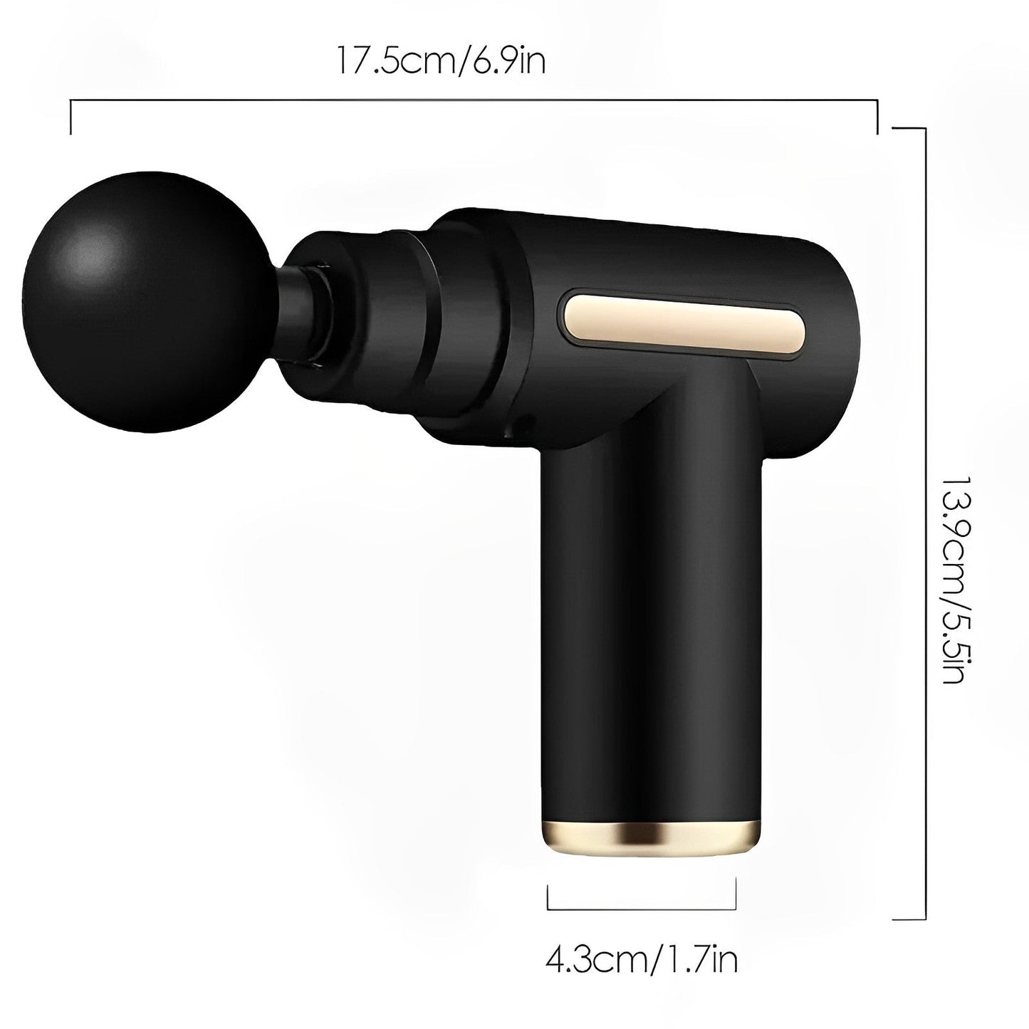 Massage Gun with Adjustable Speed for Muscle Relief