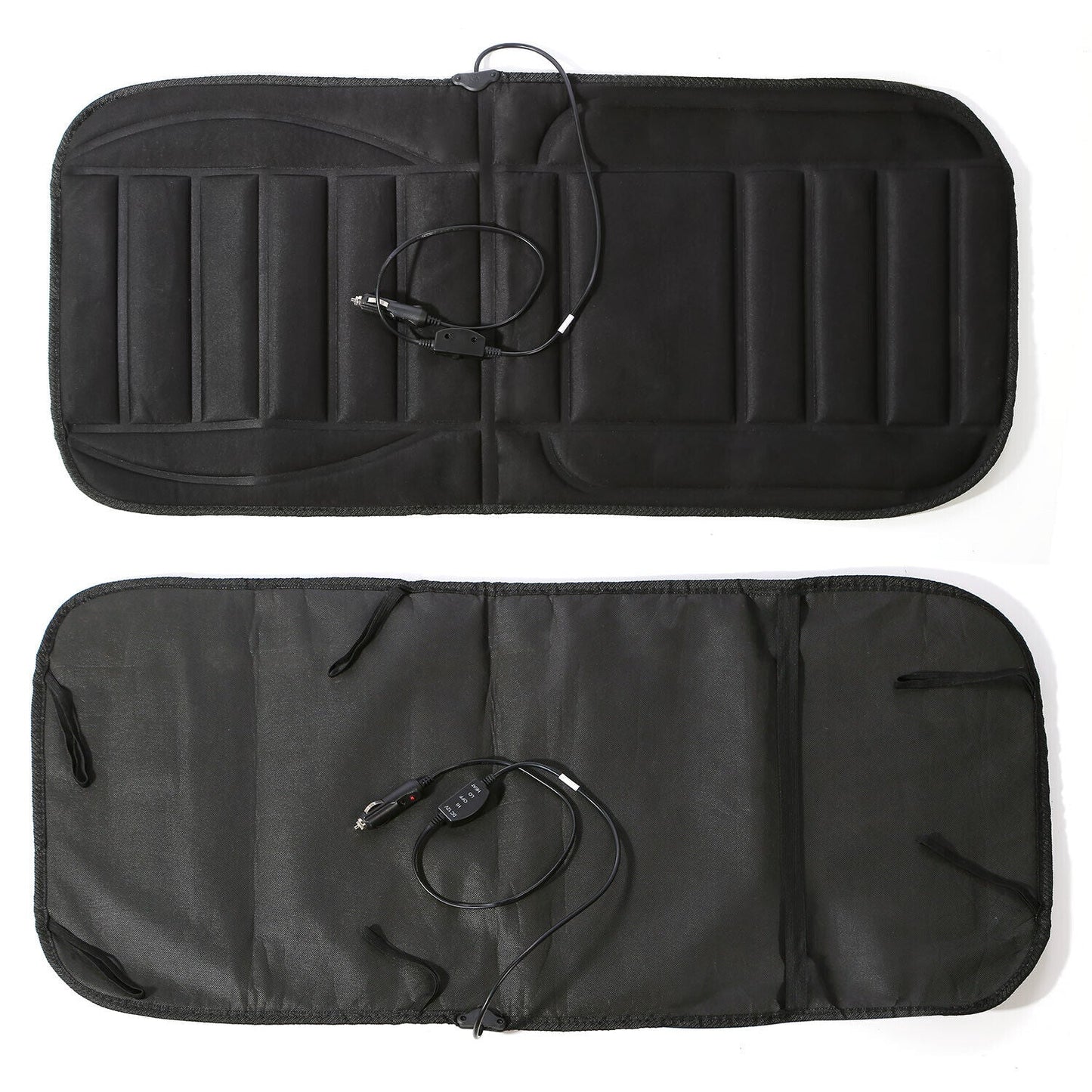 Heated Car Seat Cushion with Memory Foam – 12V Back and Seat Warmer
