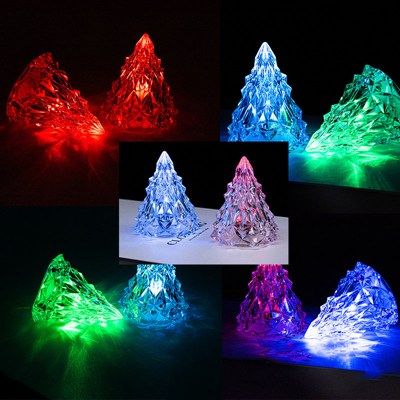 Charming LED Crystal Tree Night Light